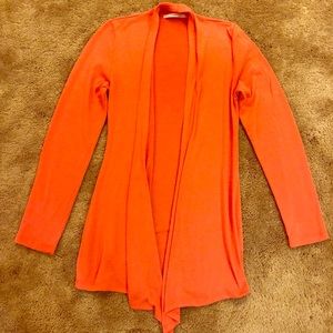 41 Hawthorn cardigan, light orange, small